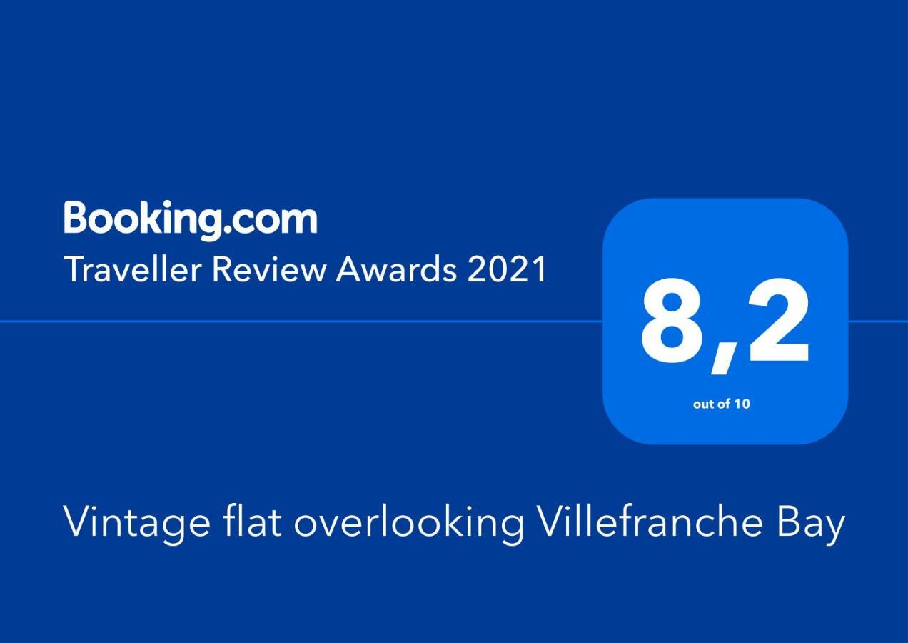 Ferienwohnung Vintage Flat Overlooking Villefranche Bay Exterior foto