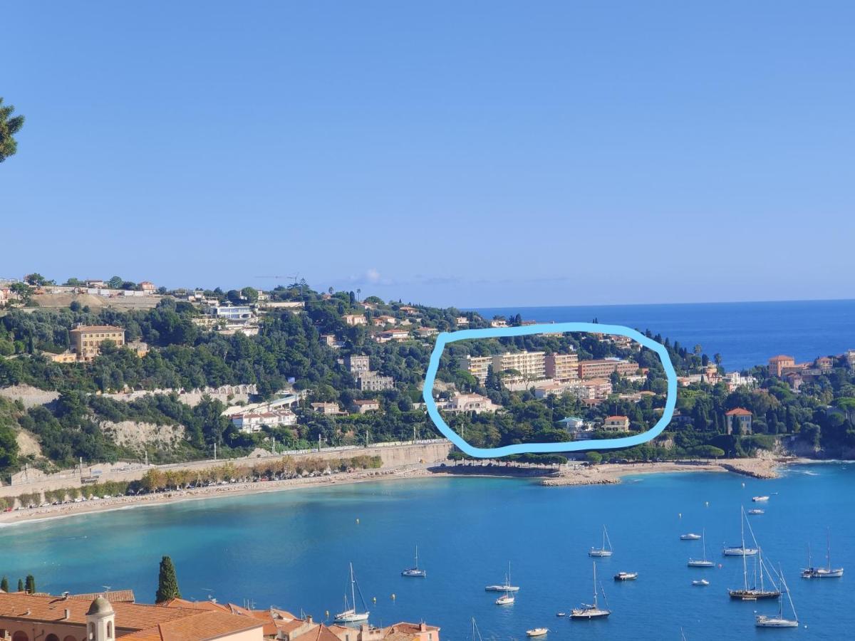 Ferienwohnung Vintage Flat Overlooking Villefranche Bay Exterior foto